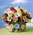 Spring Garden Basket Bouquet for easter sunday